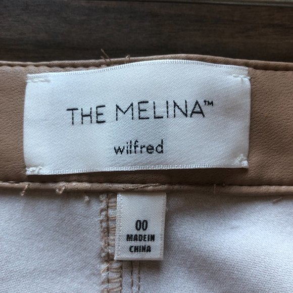 Aritzia Melina Slim Pant Gold Camel 00 - Picture 5 of 6